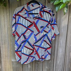 ‘80’s Style Casual Button Down